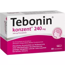 TEBONIN concentrado 240 mg comprimidos recubiertos con película, 80 piezas