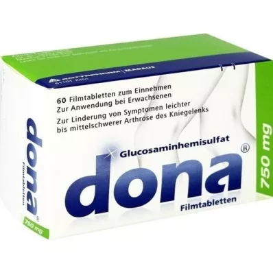 DONA 750 mg comprimidos recubiertos con película, 60 unidades