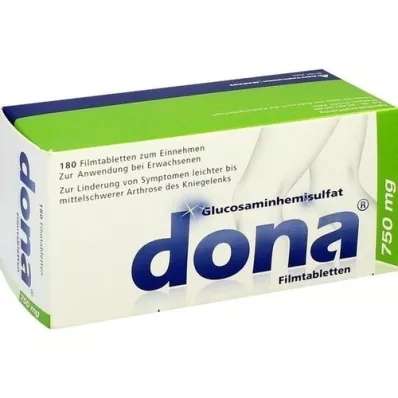DONA 750 mg comprimidos recubiertos con película, 180 unidades DONA 750 mg comprimidos recubiertos con película, 180 unidades