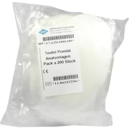 TEUFEL Plantillas anales Pomild, 200 piezas