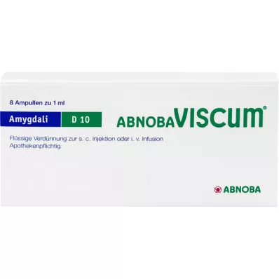 ABNOBAVISCUM Amygdali D 10 ampollas, 8 piezas