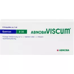 ABNOBAVISCUM Quercus D 30 ampollas, 8 piezas
