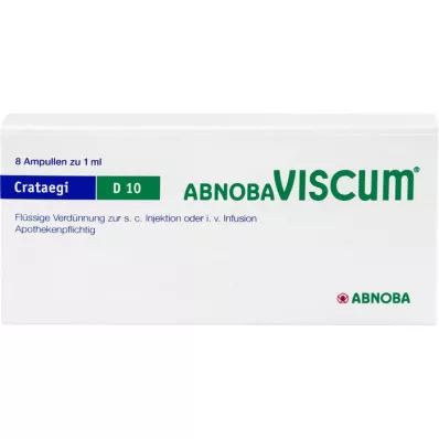 ABNOBAVISCUM Crataegi D 10 ampollas, 8 piezas