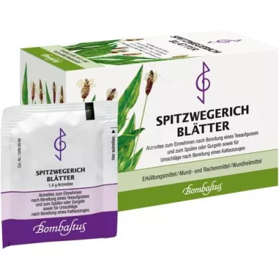 SPITZWEGERICHBLÄTTER Bolsa de filtro, 20X1,4 g