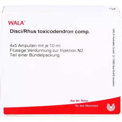 DISCI/Ampollas comp. de Rhus toxicodendron, 20X10 ml DISCI/Ampollas comp. de Rhus toxicodendron, 20X10 ml