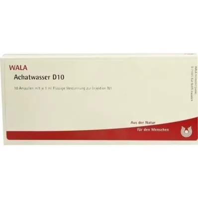ACHATWASSER D 10 ampollas, 10X1 ml