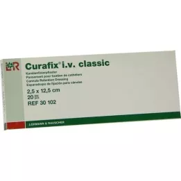 CURAFIX i.v.tiritas clásicas 2,5x12,5 cm, 20 piezas