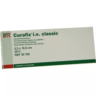 CURAFIX i.v.tiritas clásicas 2,5x12,5 cm, 20 piezas