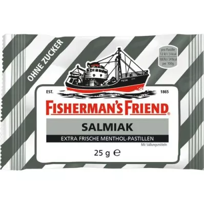 FISHERMANS FRIEND Salmiac sin pastillas de azúcar, 25 g