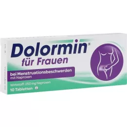 DOLORMIN para tabletas de mujeres, 10 piezas