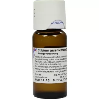 STIBIUM ARSENICOSUM Dilución D 8, 50 ml