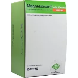 MAGNESIOCARD Forte 10 mmol naranja Plv.z.H.e.L.z.E., 100 st
