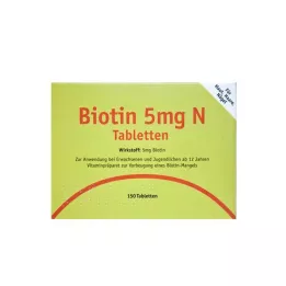 BIOTIN 5 mg N comprimidos, 150 uds