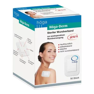 Apósitos Höga Derm 100mmx70mm estériles, 50 piezas
