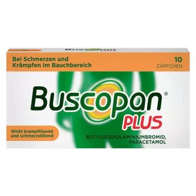 BUSCOPAN más 10 mg/800 mg supositorios, 10 uds