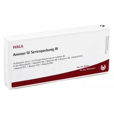 AMNION GL Envase en serie 3 ampollas, 10X1 ml