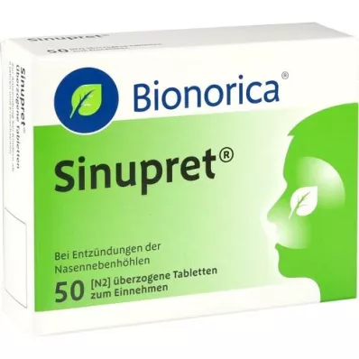 SINUPRET Comprimidos recubiertos, 50 uds