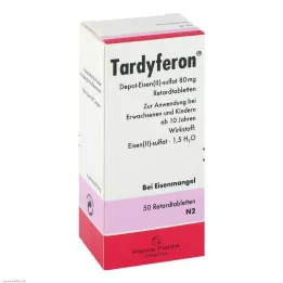 TARDYFERON Pastillas Retard, 50 unidades