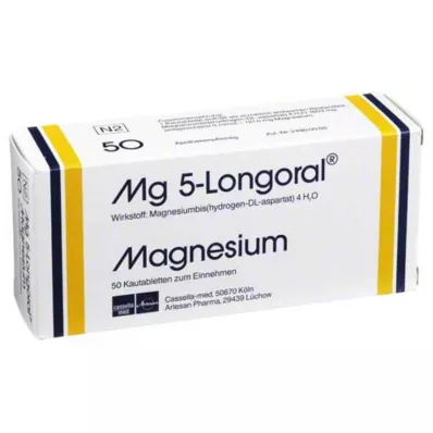 MG 5 LONGORAL Comprimidos masticables, 50 uds MG 5 LONGORAL Comprimidos masticables, 50 uds