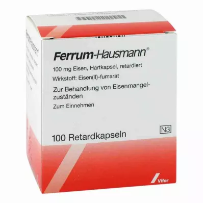 Ferrum Hausmann 100 mg de hierro (100 piezas)