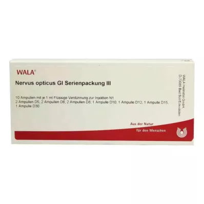 NERVUS OPTICUS GL Envase en serie 3 ampollas, 10X1 ml NERVUS OPTICUS GL Envase en serie 3 ampollas, 10X1 ml