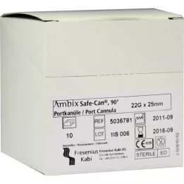 AMBIX Safe-Can Portpunkt.Kan.22 Gx25 mm curvado, 10 uds