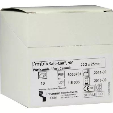 AMBIX Safe-Can Portpunkt.Kan.22 Gx25 mm curvado, 10 uds