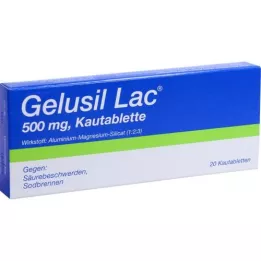 GELUSIL LAC Comprimidos masticables, 20 uds