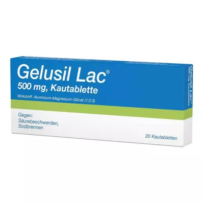 GELUSIL LAC Comprimidos masticables, 20 uds GELUSIL LAC Comprimidos masticables, 20 uds