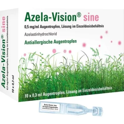 AZELA-Vision sine 0,5 mg/ml gotas oftálmicas en dosis única, 10 x 0,3 ml