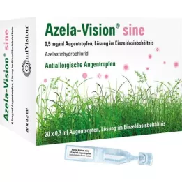 AZELA-Vision sine 0,5 mg/ml solución oftálmica, monodosis, 20X0,3 ml