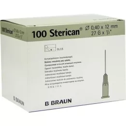 STERICAN Ins.inser.can.27 Gx1/2 0,4x12 mm, 100 unid