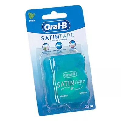 ORAL-B Seda dental SATINtape 25 m, 1 ud ORAL-B Seda dental SATINtape 25 m, 1 ud