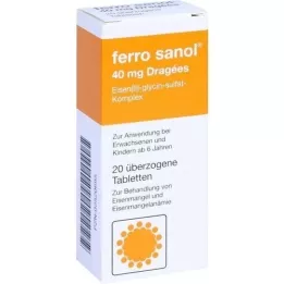 FERRO SANOL Comprimidos recubiertos, 20 uds