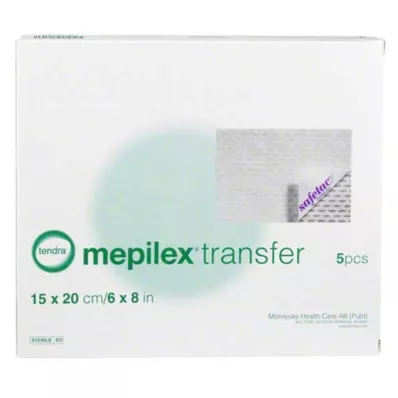MEPILEX Apósito de espuma de transferencia 15x20 cm estéril, 5 uds MEPILEX Apósito de espuma de transferencia 15x20 cm estéril, 5 uds