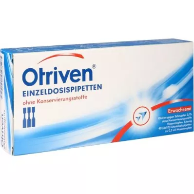 OTRIVEN 0,1% gotas nasales monodosis pip., 40X0,3 ml