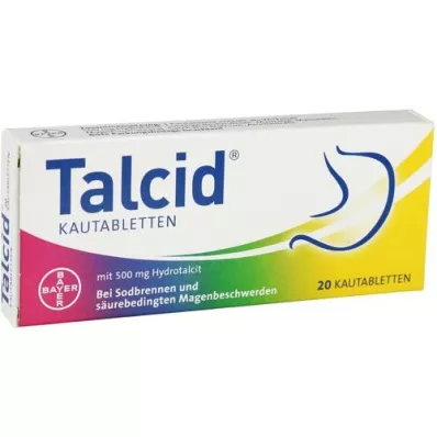TALCID Comprimidos masticables, 20 uds