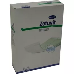 ZETUVIT Compresa absorbente Plus extra fuerte, estéril 20x25 cm, 10 uds