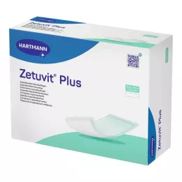 ZETUVIT Compresa absorbente Plus extra fuerte, estéril 20x25 cm, 10 uds