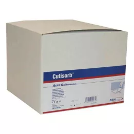 CUTISORB Compresas absorbentes no estériles 10x10 cm, 100 uds