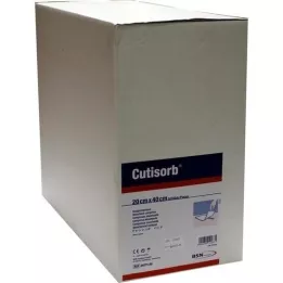CUTISORB Compresas absorbentes no estériles 20x40 cm, 50 uds