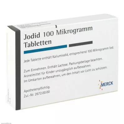 JODID 100 pastillas, 100 uds