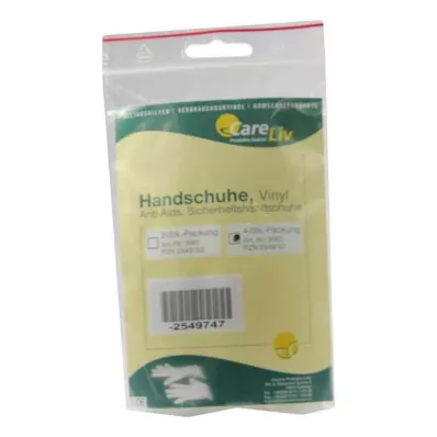 Guantes Vinilo Anti Ayudas (4 pcs)