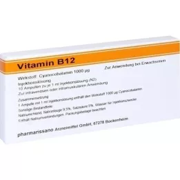 VITAMIN B12 RÖWO Ampollas de 1.000 μg, 10X1 ml