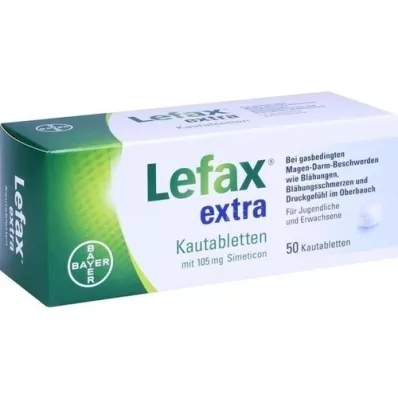 LEFAX comprimidos masticables extra, 50 uds