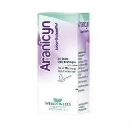ARANICYN Mezcla de Remedios para la Bilis Hepática, 50 ml