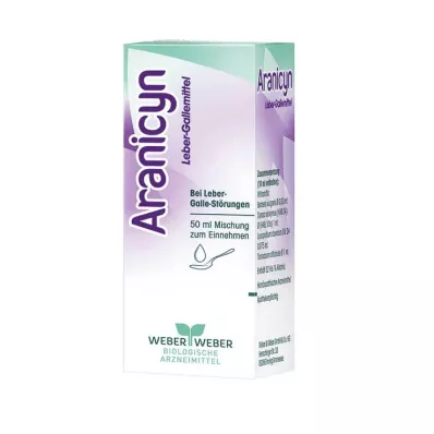 ARANICYN Mezcla de Remedios para la Bilis Hepática, 50 ml