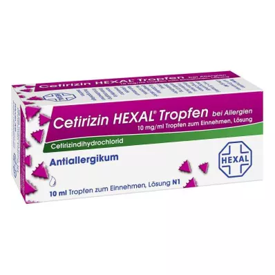 CETIRIZIN HEXAL Gotas para alergias, 10 ml