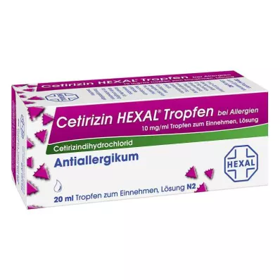CETIRIZIN HEXAL Gotas para alergias, 20 ml