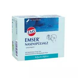 EMSER Enjuague nasal salino fisiológico en bolsita, 20 uds